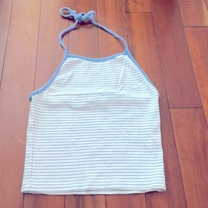 Brandy Melville Stripe halter top